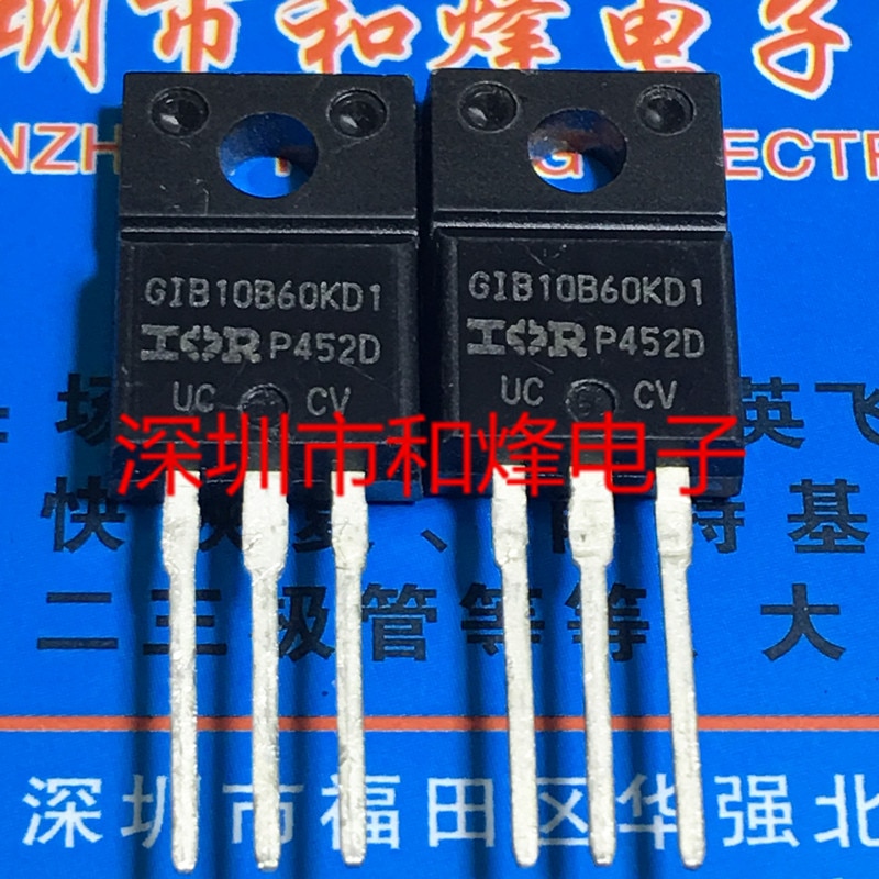 30pcs original new IRGIB10B60KD1 GIB10B60KD1 TO-220F