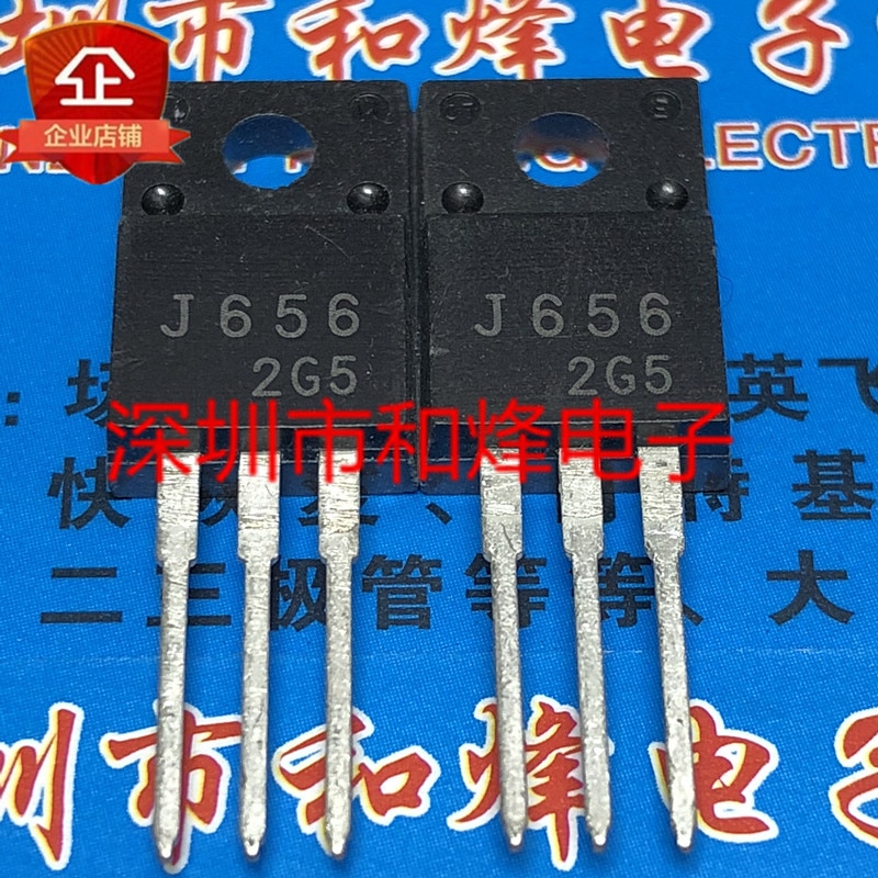30pcs original new J656 2SJ656 P pipe TO-220F - 100V 18A