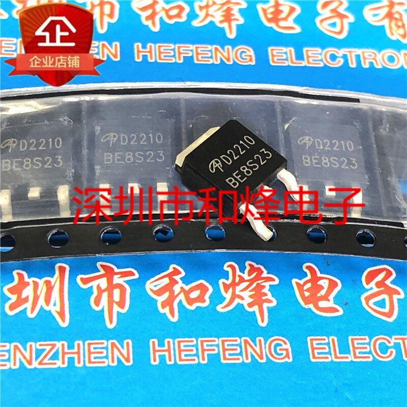 30pcs original new D2210 AOD2210 TO-252 200V 18A