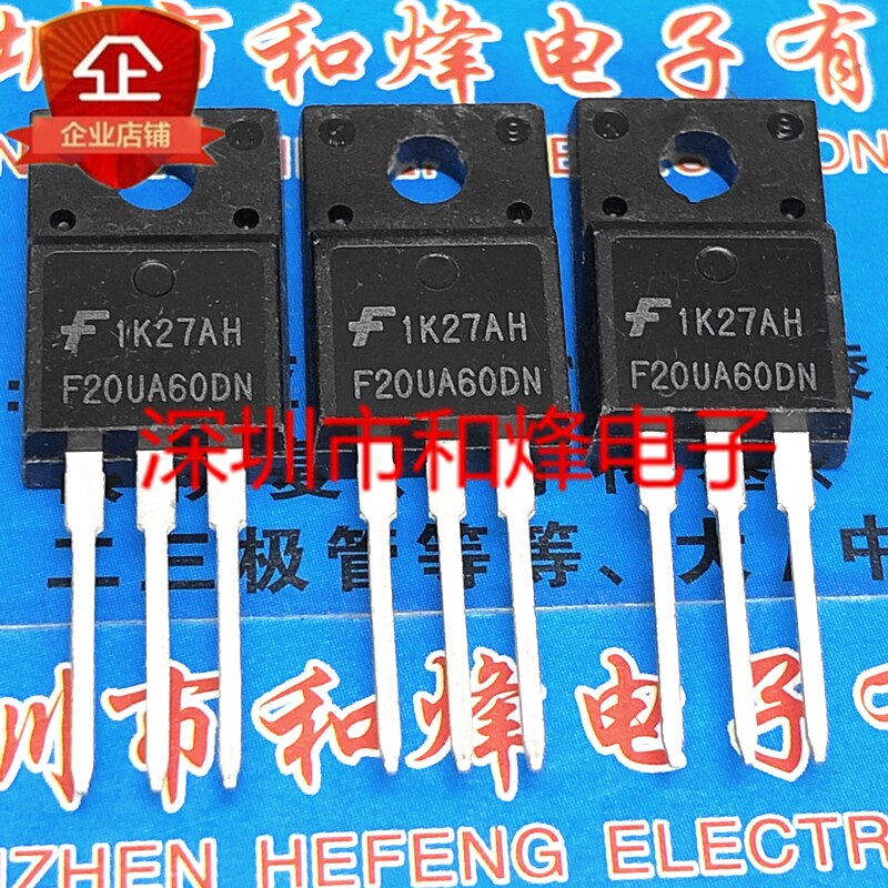 30pcs original new F20UA60DN FFPF20UA60DN TO-220F 600V 20A