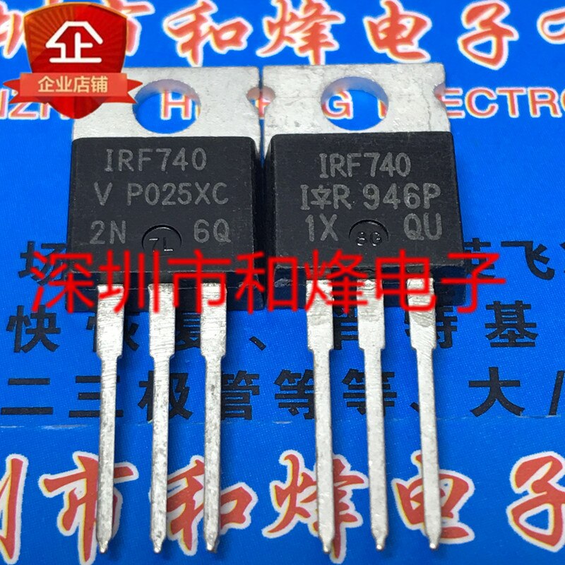 30pcs original new IRF740 TO-220 400V 10A MOS