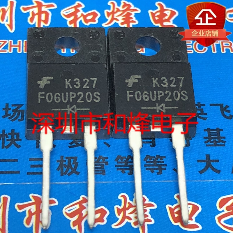30pcs original new FFPF06UP20S F06UP20S TO-220F 200V 6A