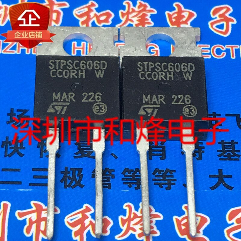 30pcs original new STPSC606D TO-220 600V 6A