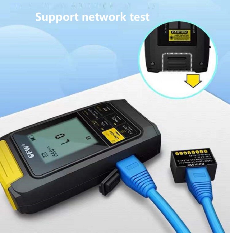 4 in1 5G 10 Wavelength Optical Power Meter Visual Fault Locator Network Cable Test Fiber Tester VFL OPM 30KM