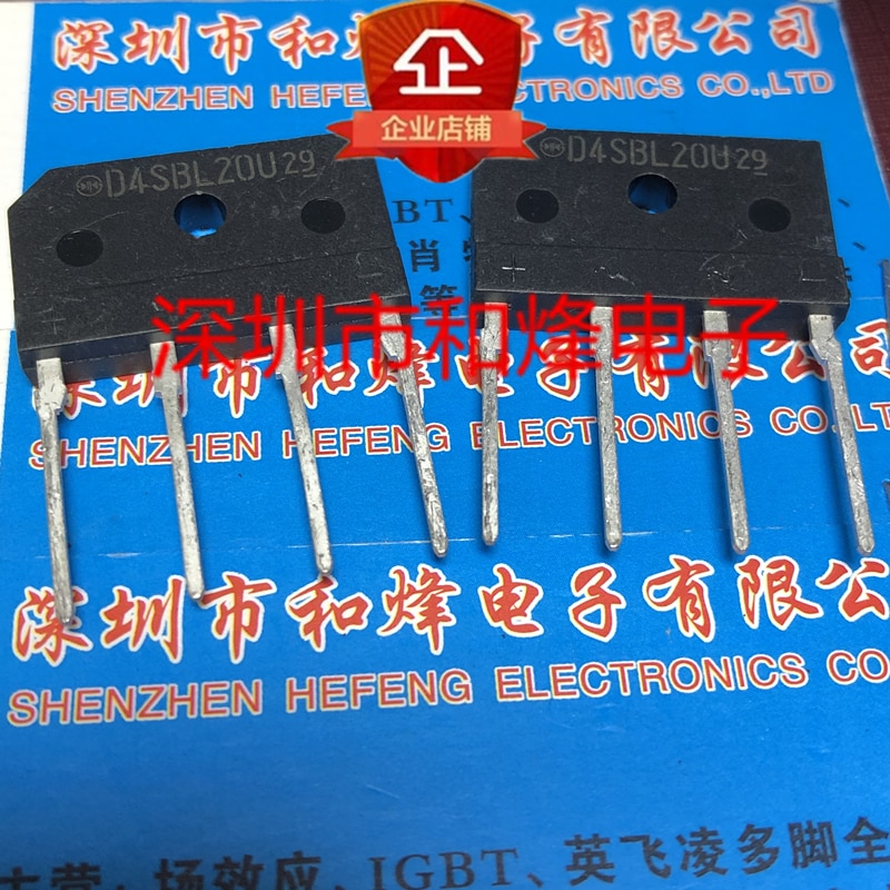 30pcs original new D4SBL20U rectifier bridge pile 200V 4A