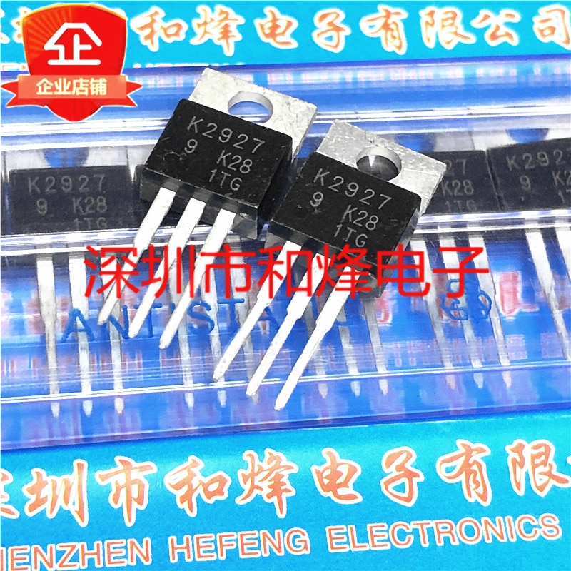 30pcs original new K2927 2SK2927 TO-220 N trench FET 60V 10A