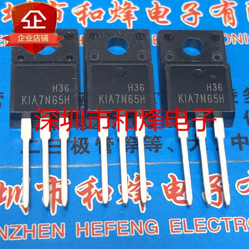 30pcs original new KIA7N65H TO-220F 650V 7A