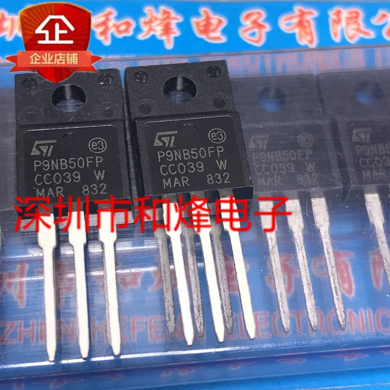 30pcs original new P9NB50FP STP9NB50FP TO-220F 500V 8.6A