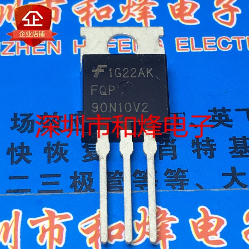 30pcs original new FQP90N10V2 TO-220 90A 100V