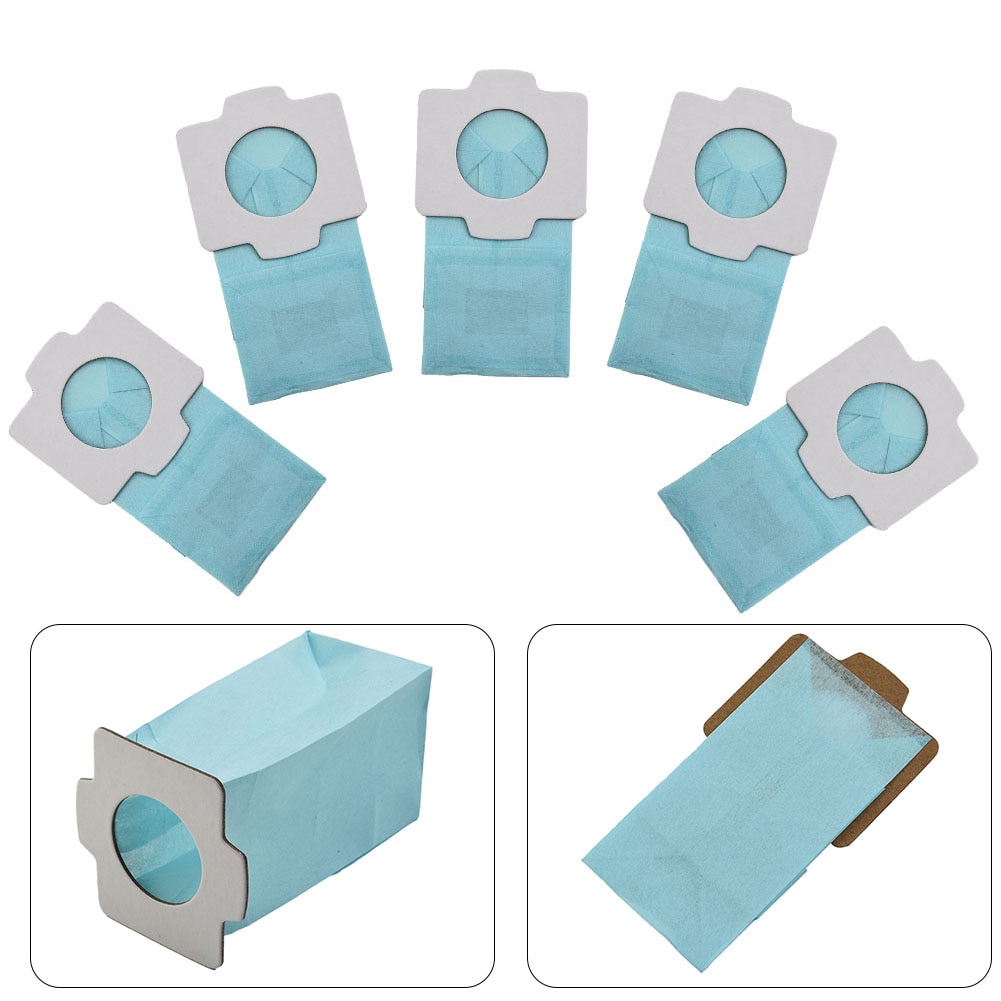 5 Pcs/lot Vacuum Cleaner Parts Dust Bags Filter Dust Bag Replacement For Makita Cordless Vacuum Cleaner DCL182Z DCL182 194566-1