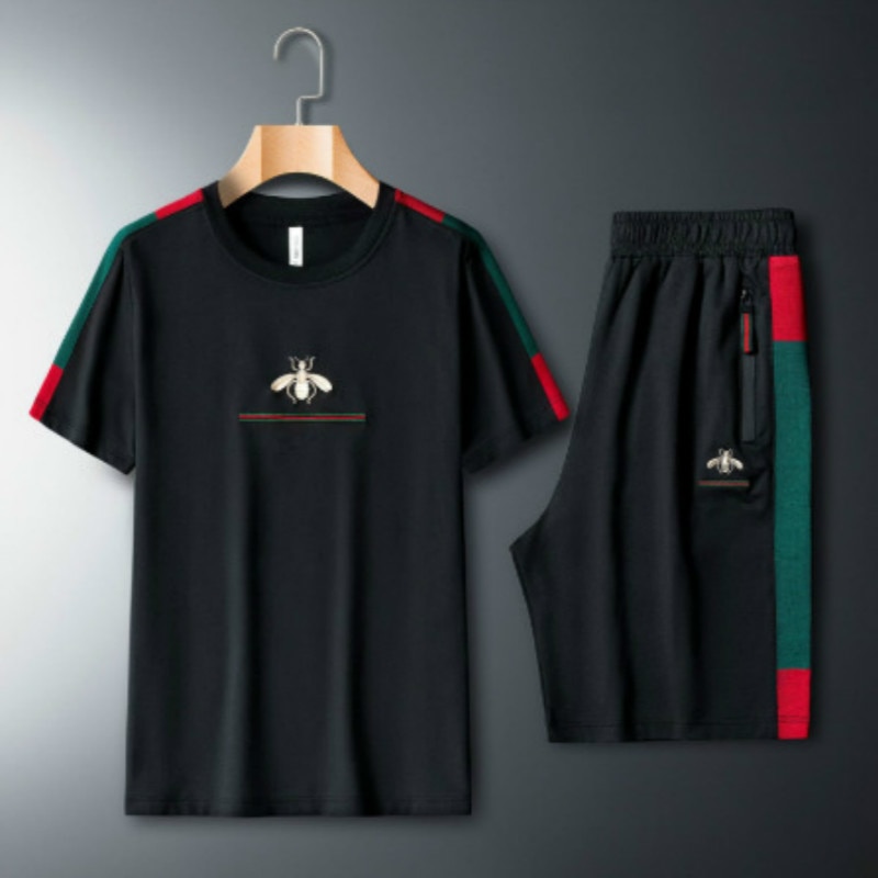 Men's Sweat Suits Embroidery Luxury Winter Two Piece Spors Tracksuits Sets For Men