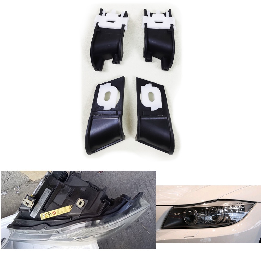 4 Pcs for BMW X1 E84 2010-2015,3 Series E90 2004-2012 Brackets Car Headlight Repair Kit