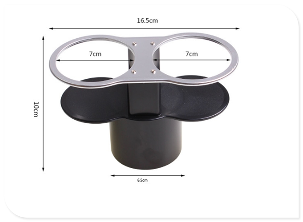 Universal New black Car cup holder drink water accessories auto shape for Renault Sand-up Ondelios Thalia Nepta Altica Z17 Zoe
