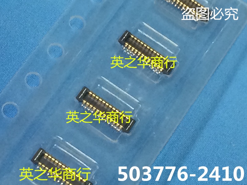 30pcs original new 503,776-2410 5,037,762,410 24pin 0.4mm inline seat