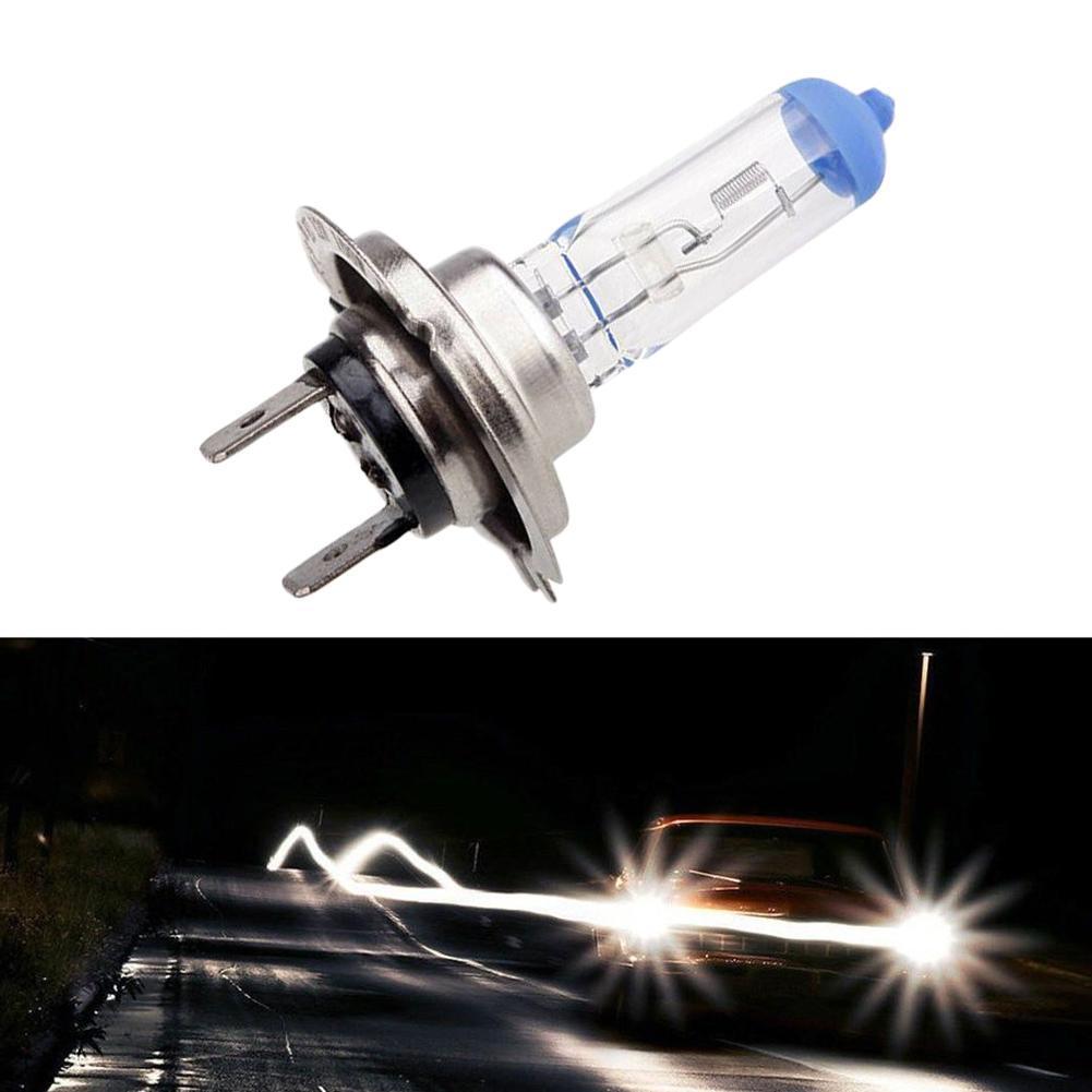 2pcs 6000k Super Bright White H7 Halogen Bulb 12V Car HeadLight Bulb h7 55w 100w Halogen Lamp Car HeadLight Replacement Bulb