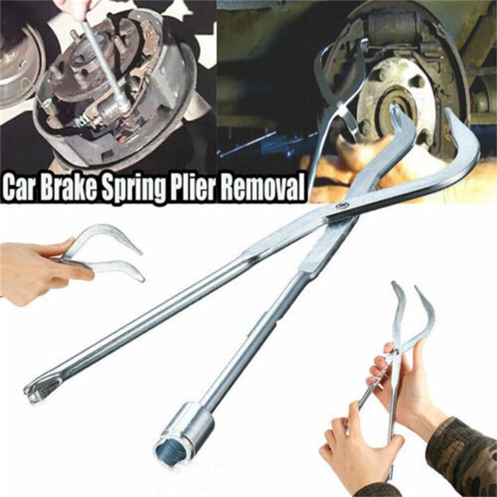 1pcs Drum Brake Spring Pliers Disassembly Pliers Disassembly Drum Brake Adjustment Repair Tool Car Bottom Shoe Disassembly Tool