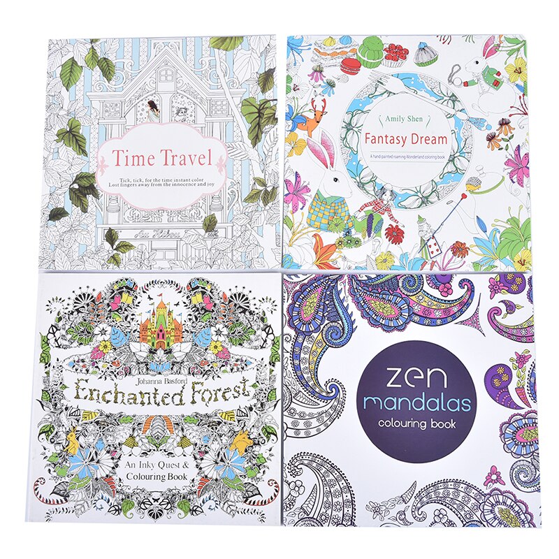 Coloring Book For Children Adult Relieve Stress Kill Time Painting Art Book