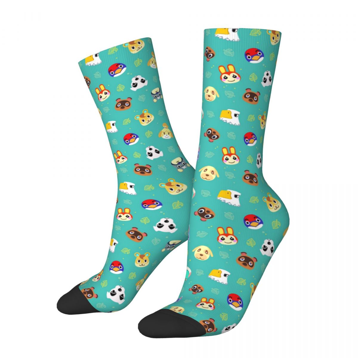 Collection Animal Crossing: New Horizons Socks New 3D Print Funny Harajuku Unisex Middle Tube Socks