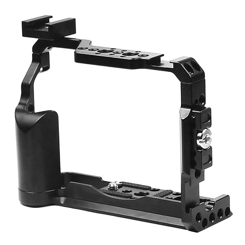 Camera Cage CNC Metal Form-Fitted For Fujifilm XT20 XT30 Video DSLR Protective Frame 1/4 3/8 Cold Shoe With Mic
