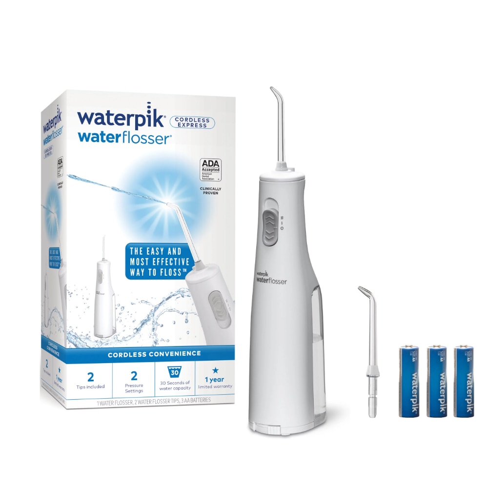 Cordless Express Portable Water Flosser Oral Irrigator, White