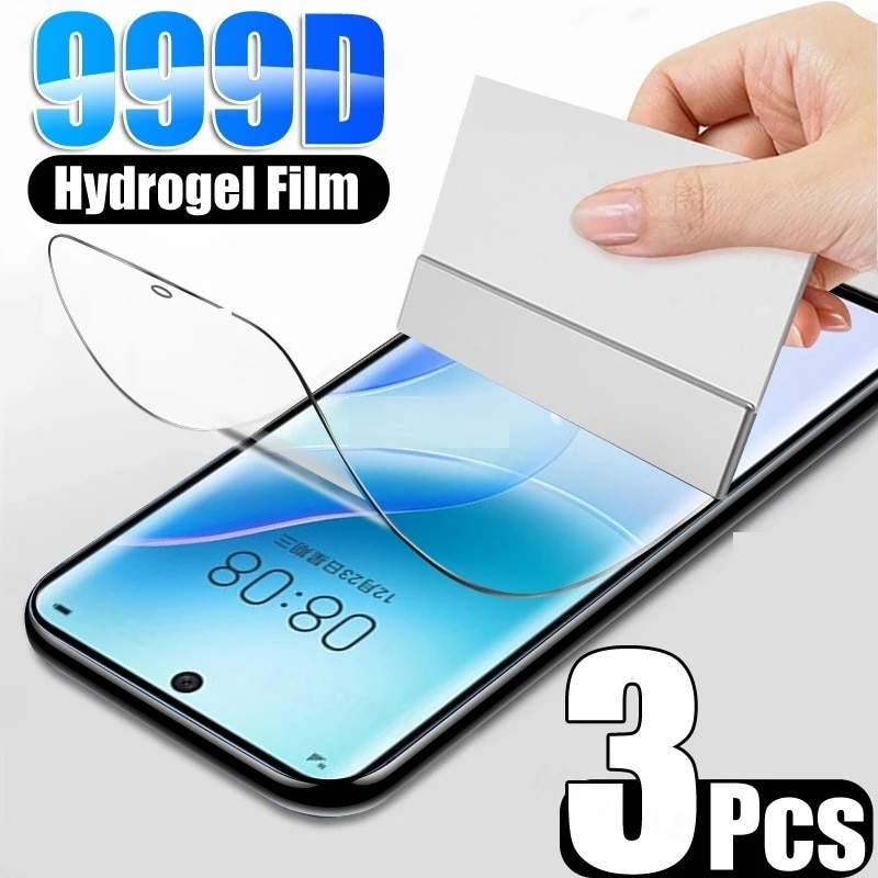 3PCS Soft Hydrogel Film For Huawei Nova 10 9 8 7 Pro 6 SE 5 5i 5T 8i 10Z Screen Protector Nova Y70 Plus Y60 Y90 Protective Film
