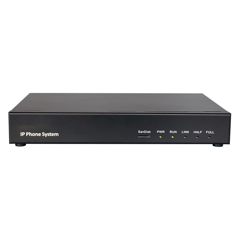 Advance Business IP PBX 4 FXO 64 SIP user 16G Recording Storage Hotel IP Pabx System Desktop Excelltel PXU104-P64