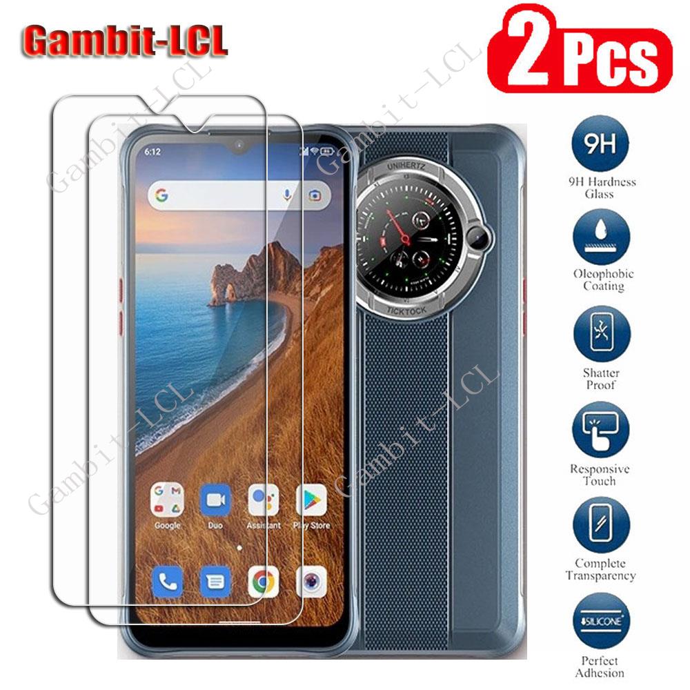 2PCS 9H HD Original Protection Tempered Glass For Unihertz TickTock-E 6.52" UnihertzTick Screen Protective Protector Cover 