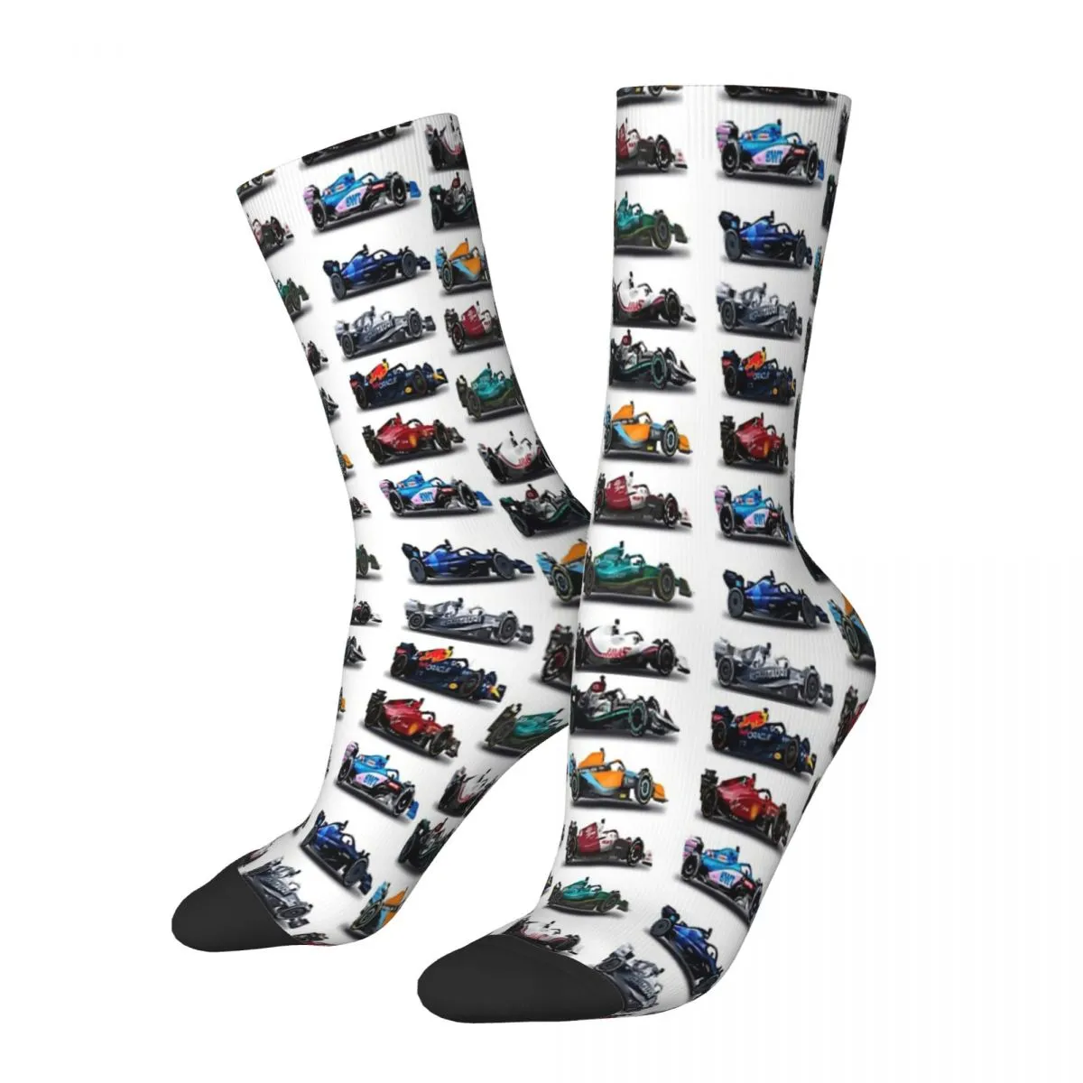 All Cars 2022 F1 Formula 1 Socks Male Mens Women Winter Stockings Printed