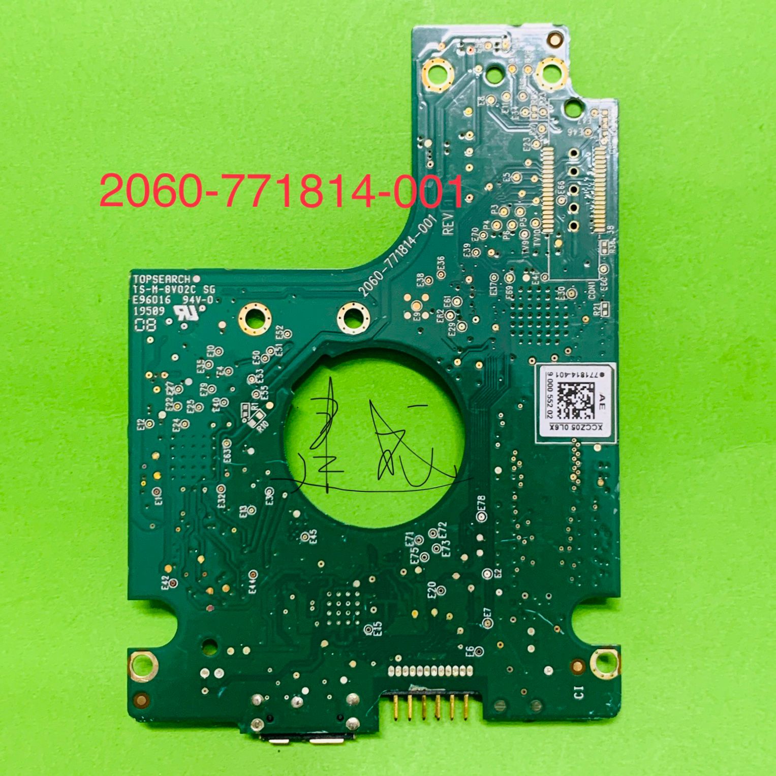 WD5000BMVW HDD PCB /2060-771814-001 REV P1 2060 771814 001 / 771814-401 , 771814-901