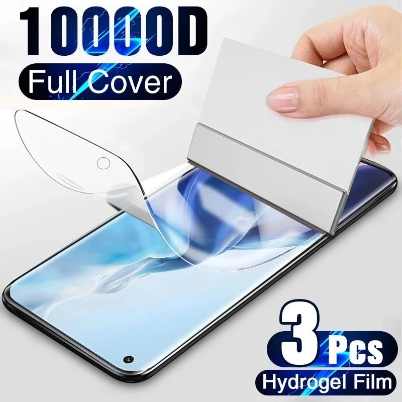 3PCS Screen Protector Hydrogel Film For OPPO Reno 6 3 2 5 Find X2 Lite X3 Neo X5 Pro A53 A52 A72 Protective Film Not Glass