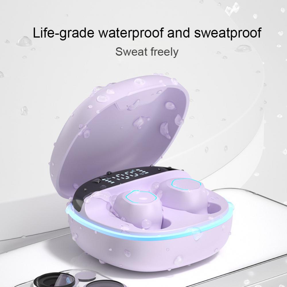 250mah Bluetooth-compatible Headphones With Microphone Charging Case Tws Earphone For Huawei Xiaomi Led Display Earbuds Mini