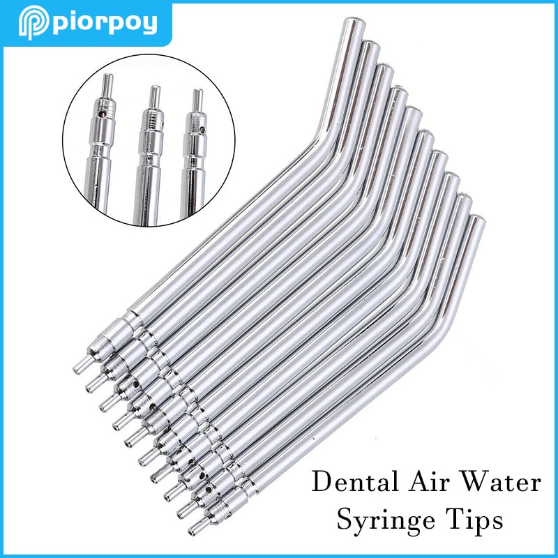 Dental Metal 3-Way Syringe Air Water Triple Spray Nozzles Tips Tube Dentistry Chair Unit Spare Parts Dentist Lab Accessories