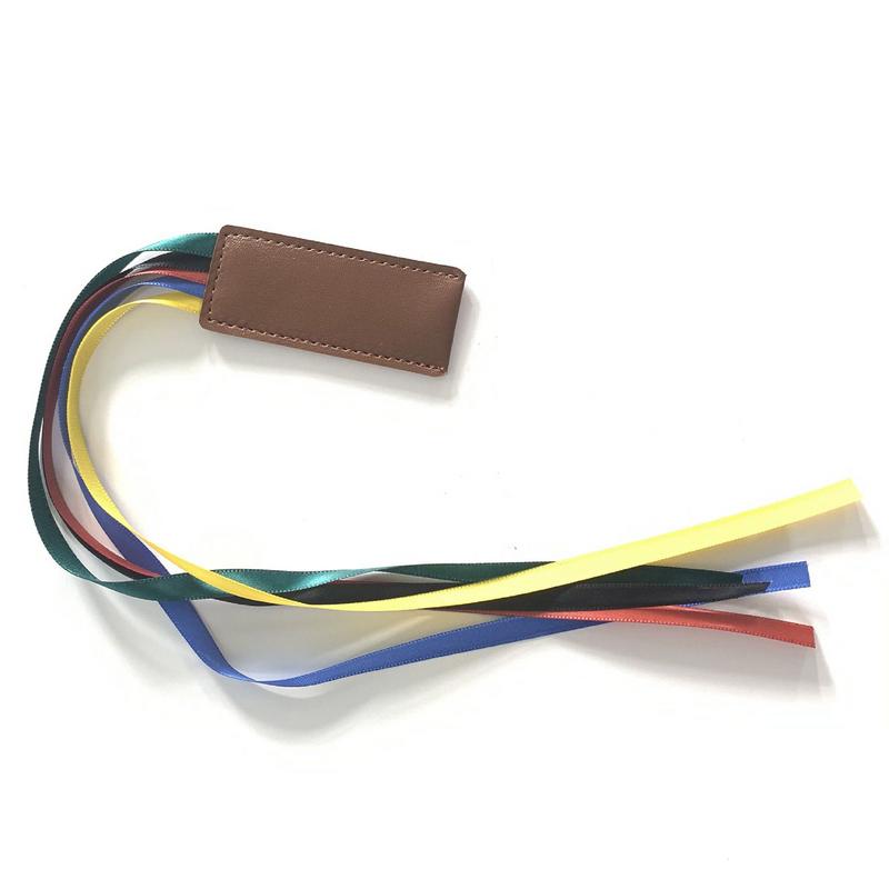 Ribbon Bookmark Handmade Leather Bookmarks Leather Corner Page Bookmark With Coloured Ribbon Reading Gift For Bookworm Book