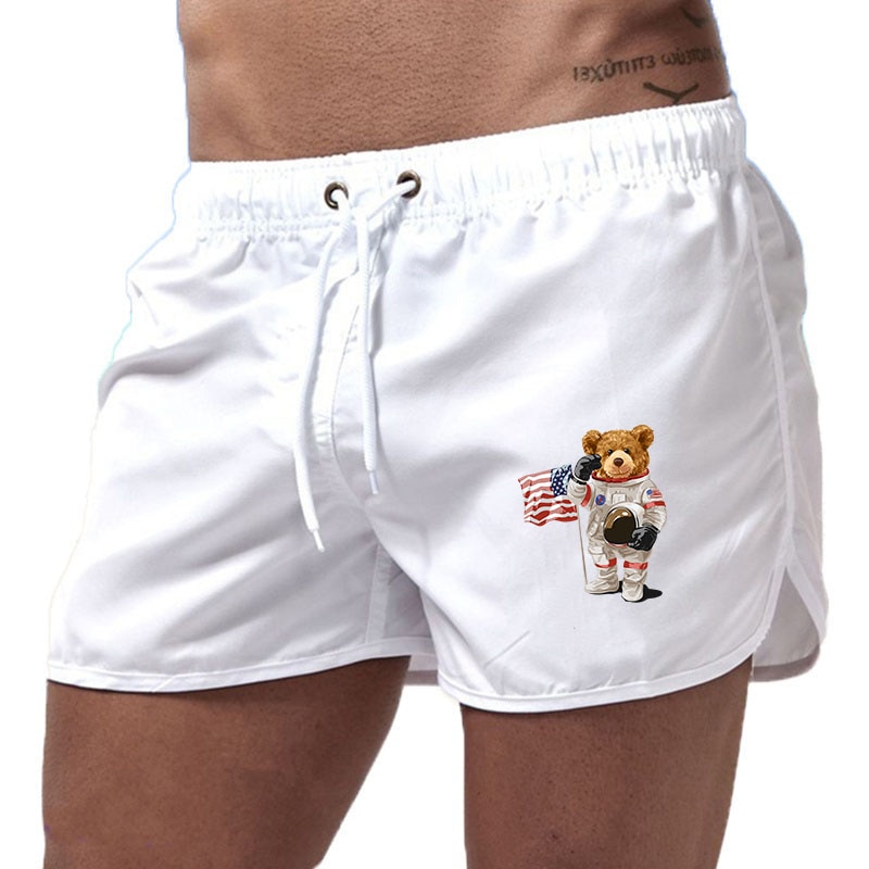 Men's Short Pant Summer Colorful Swimwear Man Swimsuit Swimming Trunks Sexy Beach Shorts Surf Board Male Clothing Pants