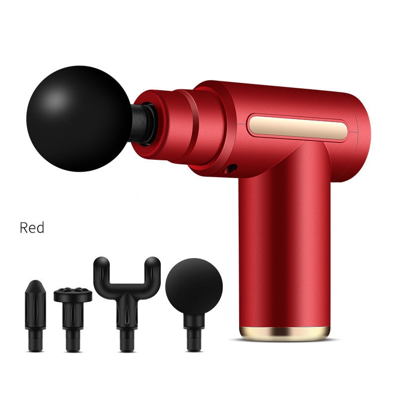 Portable High Frequency Massage Gun Household Body Back And Neck Massager Percussion Pistol Fascia Gun Dropshipping