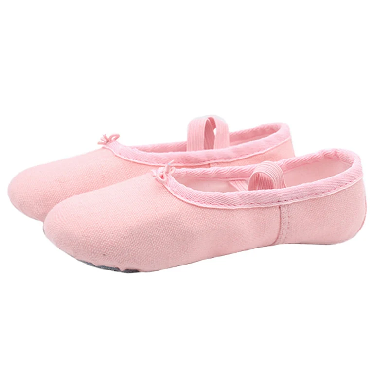 Girls Women Ballet Flats Canvas Shoes Dance Shoes Soft Sole Ballet Shoes Children's Practice Dance Shoes Black Red Pink Whi