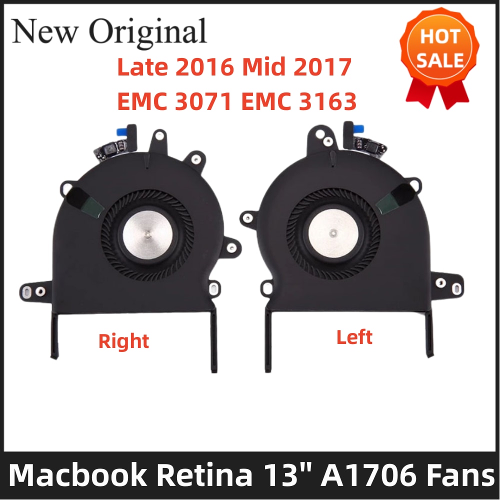 A1706 cooling fan for MacBook Pro A1706 13" TouchBar Left and Right 2016 2017 year EMC 3071 EMC 3163 Fans