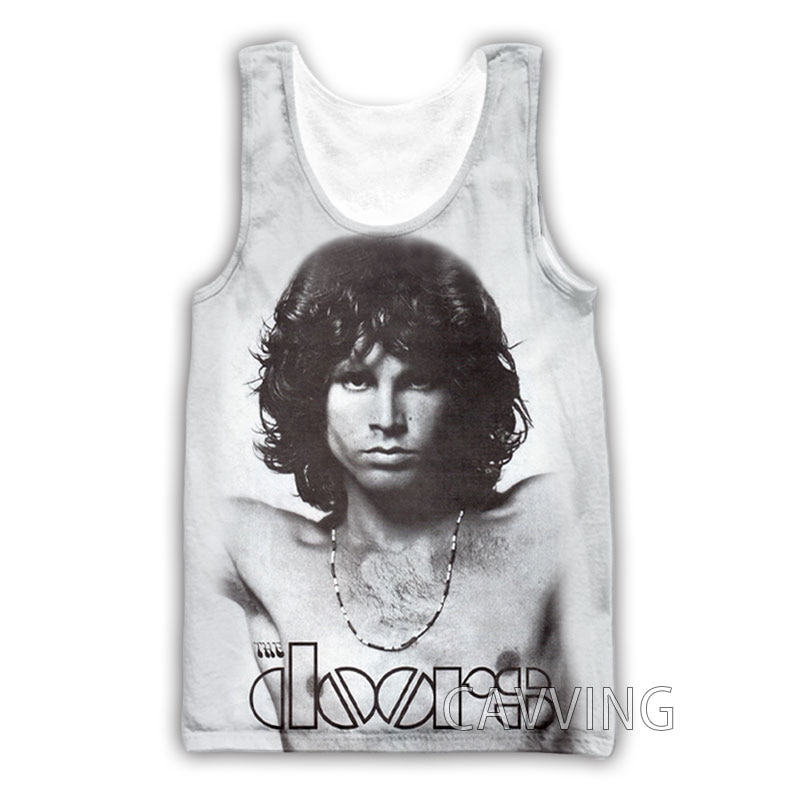 CAVVING 3D Printed Jim Morrison Tank Tops Harajuku Vest Summer Undershirt Shirts Streetwear for Men/women V02