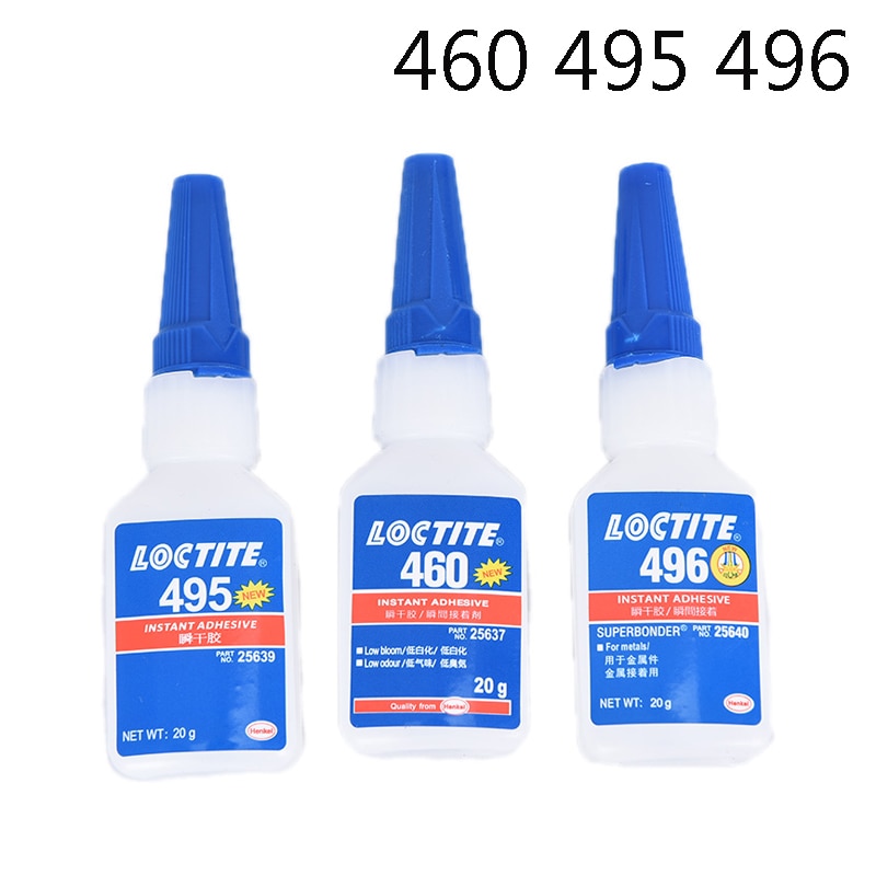 1pc 20g Super Glue 460 495 496 Repairing Glue Instant Adhesive Loctite Self-Adhesive
