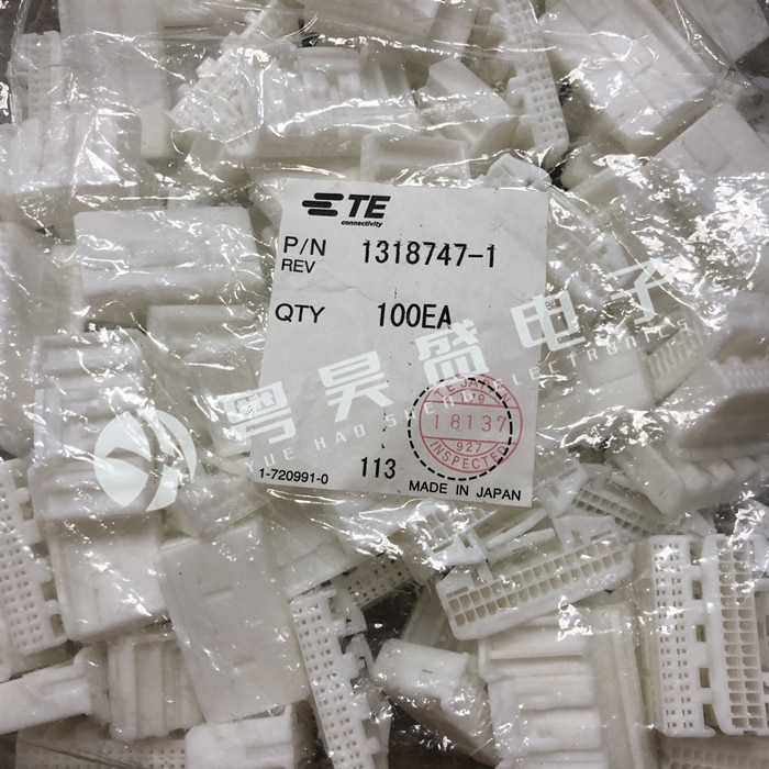 30pcs original new Connector 1318747-1 32PIN rubber housing 2.2mm spacing