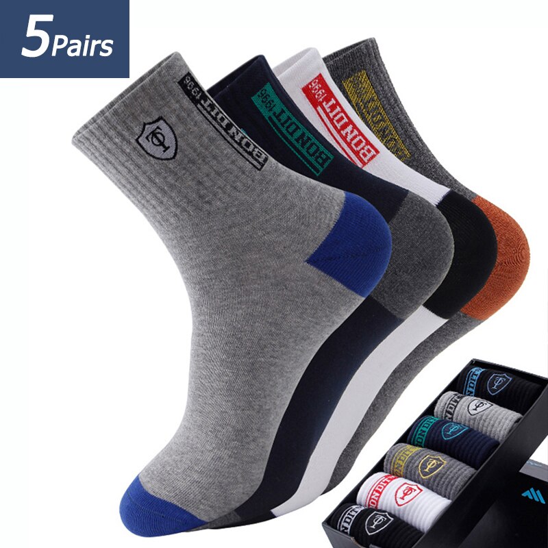 Urgot Brand Cotton Men's Sports Socks Thickened Non-Slip Anti-Odor Men's Mid-Thigh Socks Fashion Wear Men's Sport