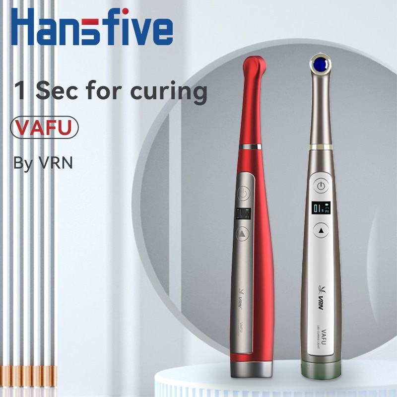 Dental Vafu Curing Lamp 1 Second Led Light Check For Caries Photopolymerizer 2900-3200 mW/Cm² Dentist Tool Dentistry Equipment