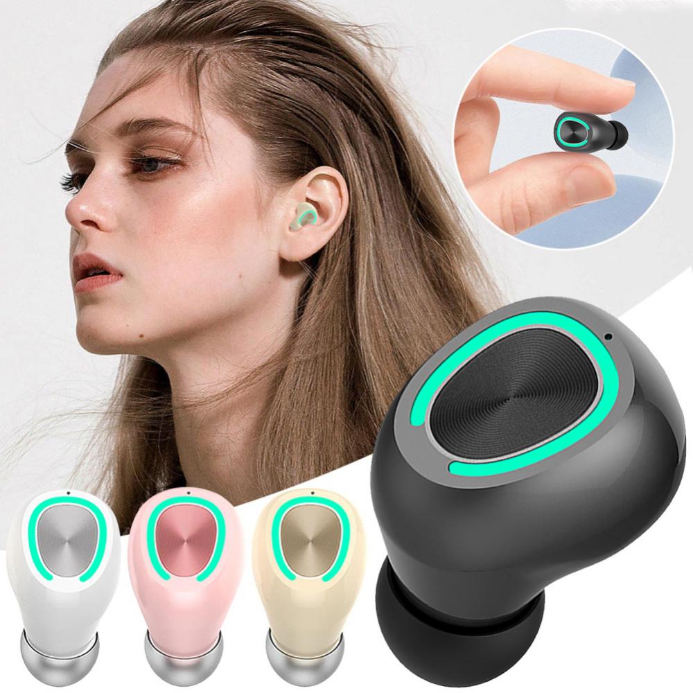 12h Music Time Wireless Headphone With Microphone 60ma Tws Earbuds 100 Hours Standby Time Mini Bluetooth Earphones