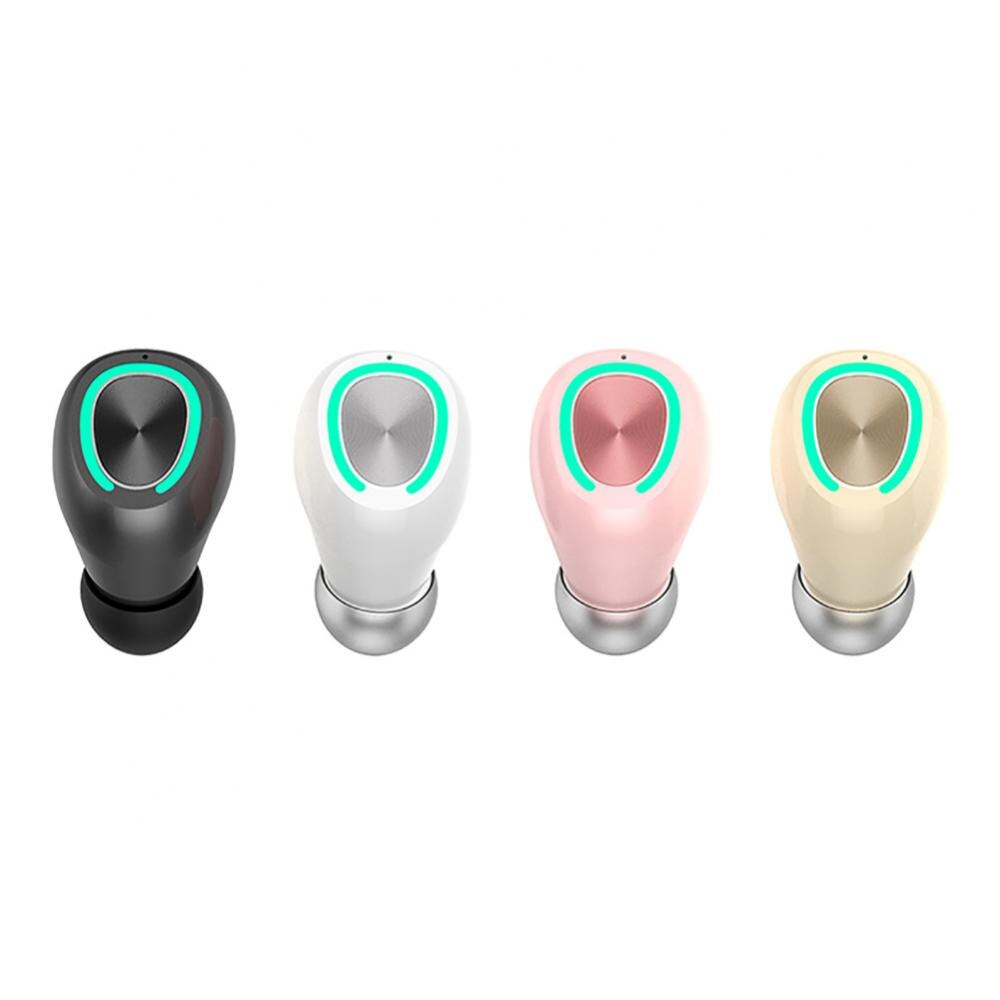 100 Hours Standby Time Wireless Headphone With Microphone 12h Music Time Mini Bluetooth Earphones 60ma Single In Ear Headset