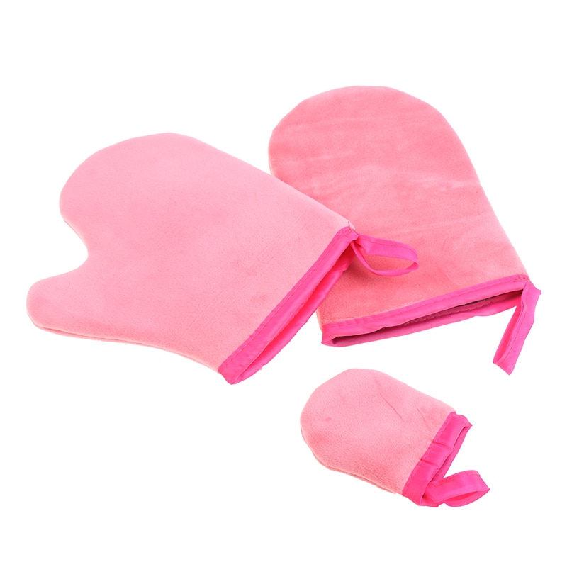 Reusable Finger Glove Reusable Body Self Tan Glove Applicator Tanning Gloves Cream Lotion Mousse Body Cleaning Glove Self Tanner