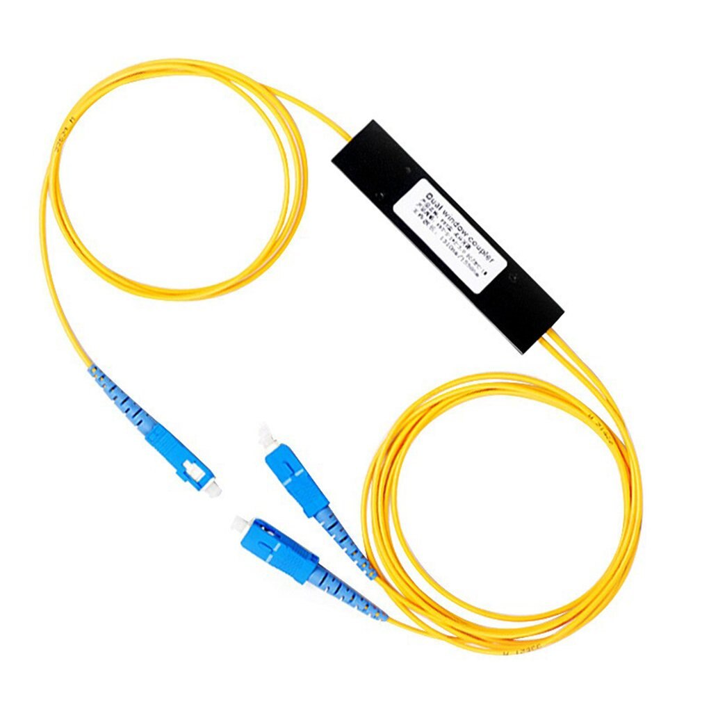 Splitter SC1 Split 2 Fiber Splitter One Split Two Pigtail Fiber 1x2 PLC Upc Splitter With SC/UPC Connector
