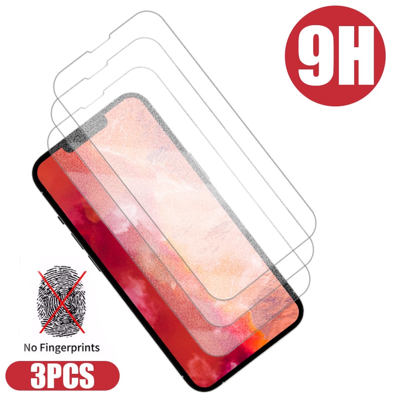 3PCS Matte Screen Protectors for iPhone 14 12 13 Pro Max Mini 8 7 6 Plus Frosted Tempered Glass for iPhone 11 14 Pro XS MAX XR X