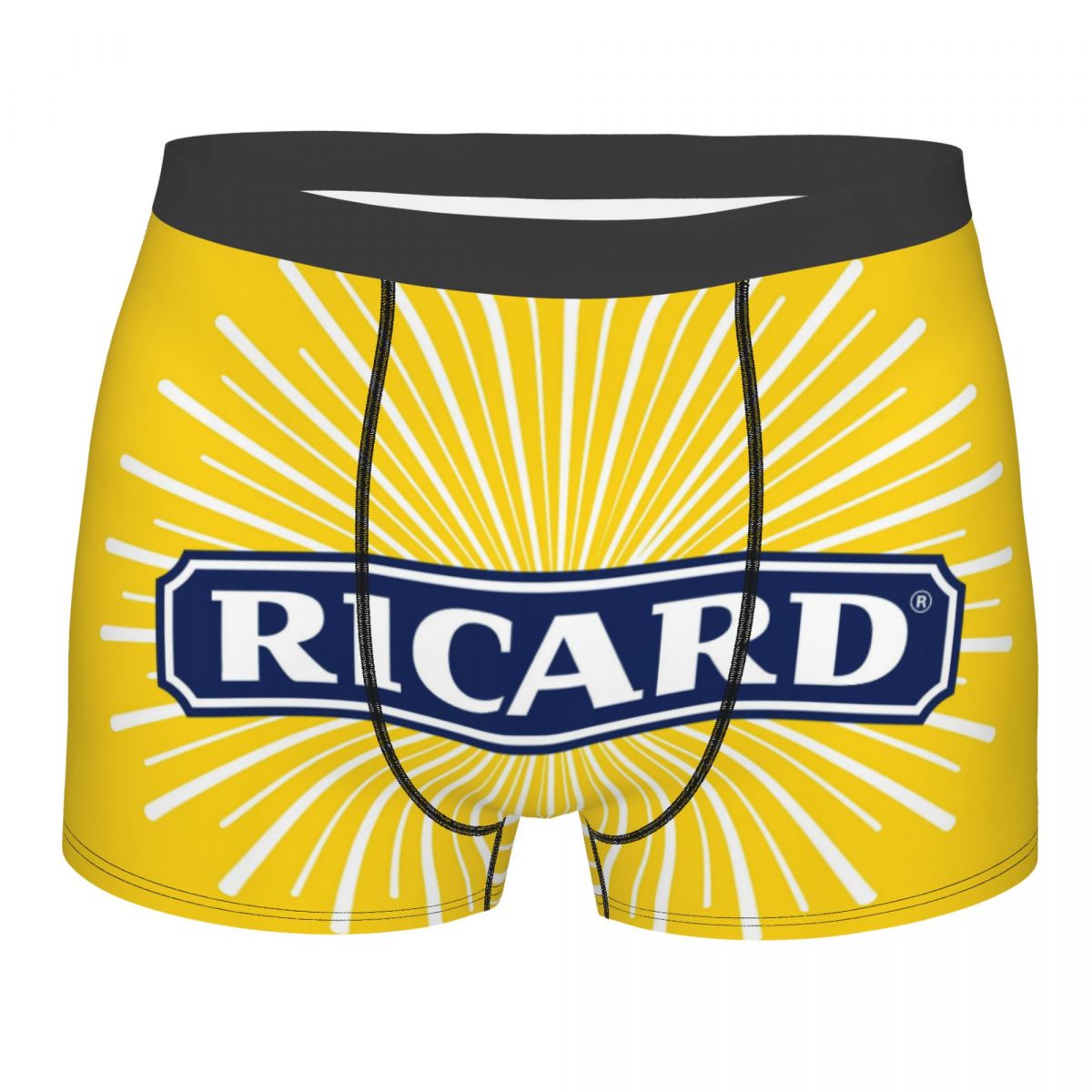 Marseille France Ricard Aperitif Anise Boxer Shorts Men 3D Printed Male Stretch Underwear Panties Briefs