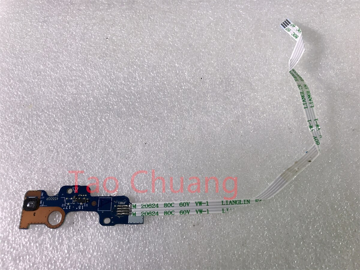 LS-F114P FOR DELL Inspiron 5570 5575 laptop power button board 0D6XTJ NBX00028G00