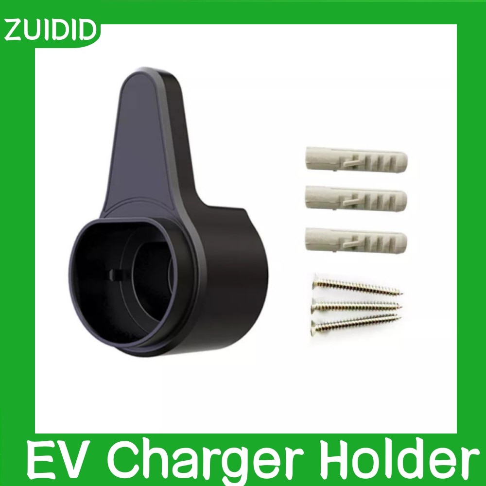 Type2 Type1 EV Charger Cable Holder Plug Holder Wall Mount Bracket Socket For Electric Car Vehicle Charging Organizer Socket